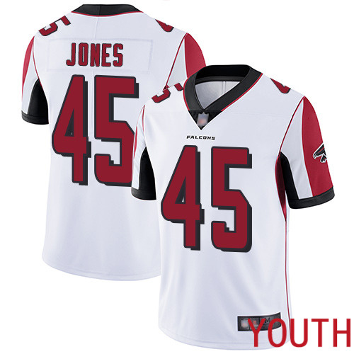 Atlanta Falcons Limited White Youth Deion Jones Road Jersey NFL Football #45 Vapor Untouchable